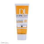 کرم ضد آفتاب بی رنگ درمالیفت | Dermalift مدل Sunlift مناسب برای پوست‌های خشک و معمولی SPF50 حجم 40 میلی‌لیتر