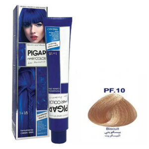 رنگ مو بیسکوئیتی pf10 پیگار