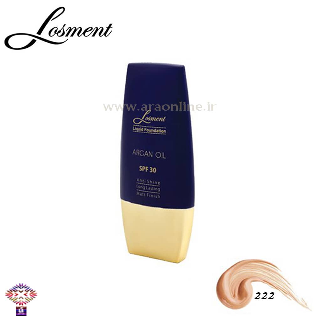 کرم پودر تیوپی SPF30 لوسمنت حاوی روغن آرگان و آلوئه ورا شماره L222