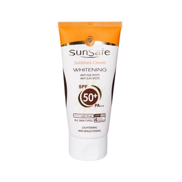 ضد آفتاب انواع پوست بژ روشن SPF50 سان سیف