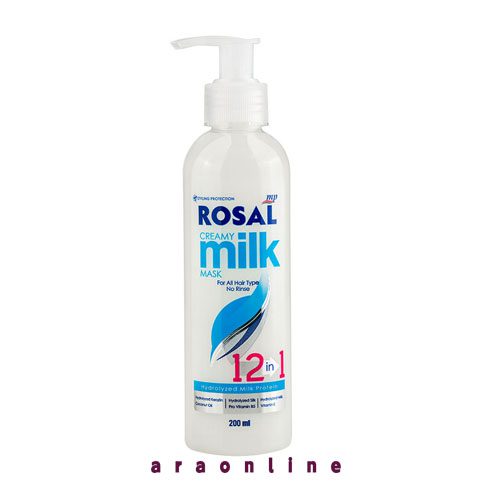اسپری شیر درمانی طبیعی مو رزال 400 میل Rosal