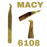 مکی پنس کاشت مژه طلایی 90 درجه کد 6108 MACY