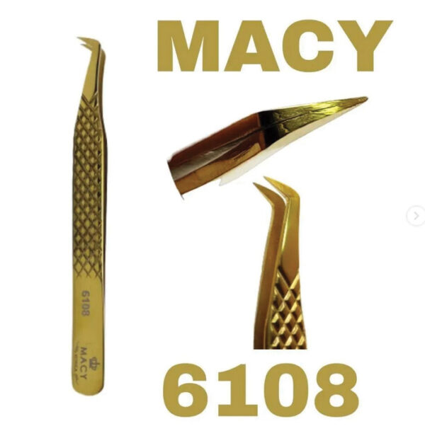 مکی پنس کاشت مژه طلایی 90 درجه کد 6108 MACY مکی پنس کاشت مژه طلایی 90 درجه کد 6108 MACY
