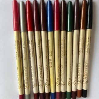 مداد لب و چشم رنگی چوبی فلورمار 12 عددی