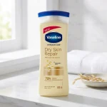 لوسیون بدن وازلین | Vaseline حاوی عصاره جو ترمیم کننده مناسب برای پوست‌های خشک و آسیب‌دیده 400 میلی‌لیتر