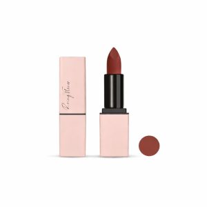 رژ لب جامد مات رينی فلاور مدل Long Lasting رنگ قهوه ای شماره LP04